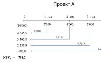 Calculation of NPV
